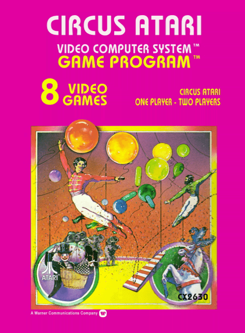 Capa de Circus Atari